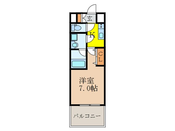 スプランディッド三国Ⅱの物件間取画像